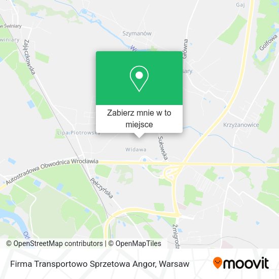 Mapa Firma Transportowo Sprzetowa Angor