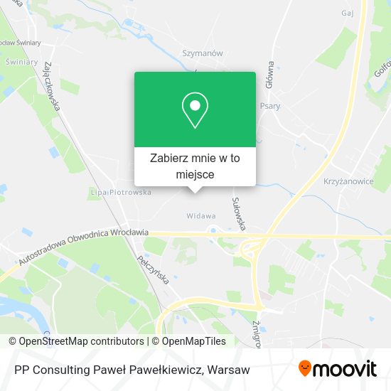 Mapa PP Consulting Paweł Pawełkiewicz