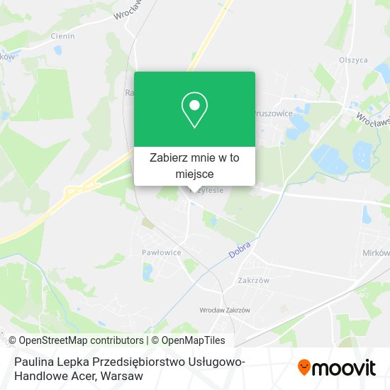 Mapa Paulina Lepka Przedsiębiorstwo Usługowo- Handlowe Acer