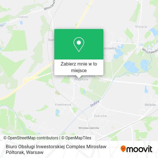 Mapa Biuro Obsługi Inwestorskiej Complex Mirosław Półtorak