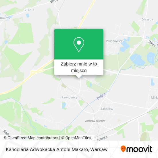 Mapa Kancelaria Adwokacka Antoni Makaro