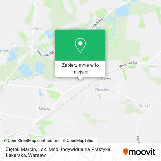 Mapa Ziętek Marcin, Lek. Med. Indywidualna Praktyka Lekarska