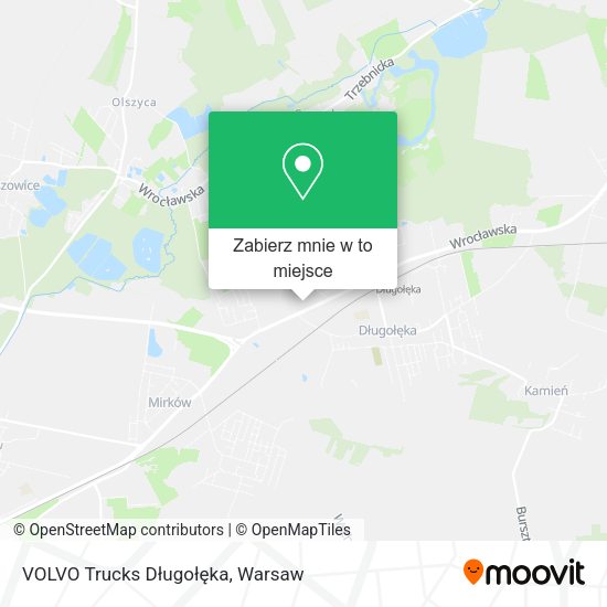 Mapa VOLVO Trucks Długołęka