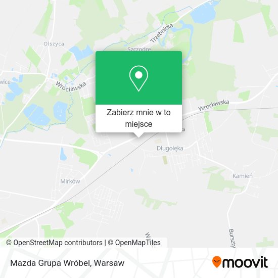 Mapa Mazda Grupa Wróbel