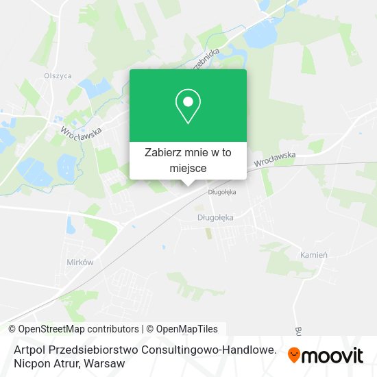 Mapa Artpol Przedsiebiorstwo Consultingowo-Handlowe. Nicpon Atrur