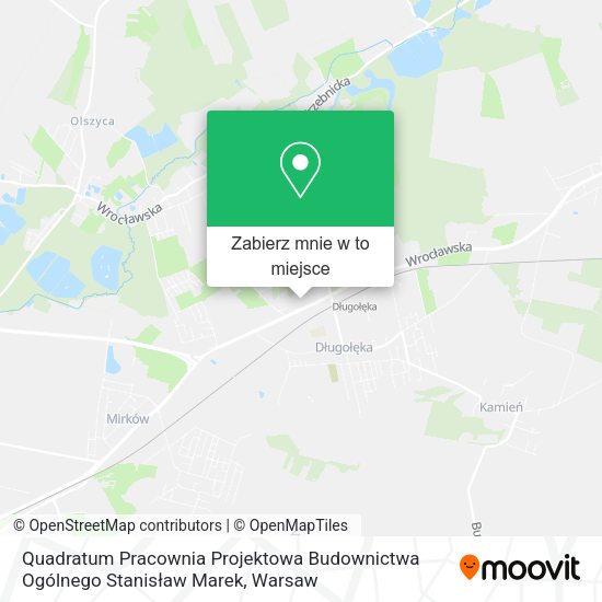 Mapa Quadratum Pracownia Projektowa Budownictwa Ogólnego Stanisław Marek