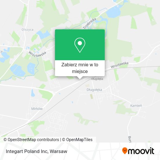 Mapa Integart Poland Inc