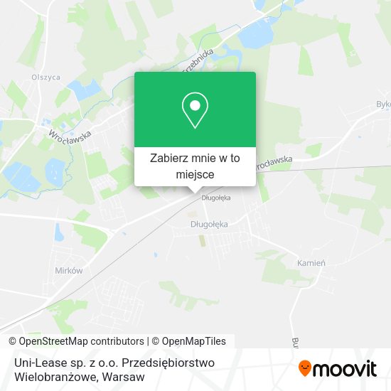 Mapa Uni-Lease sp. z o.o. Przedsiębiorstwo Wielobranżowe