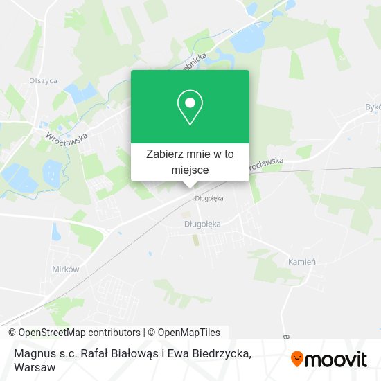 Mapa Magnus s.c. Rafał Białowąs i Ewa Biedrzycka