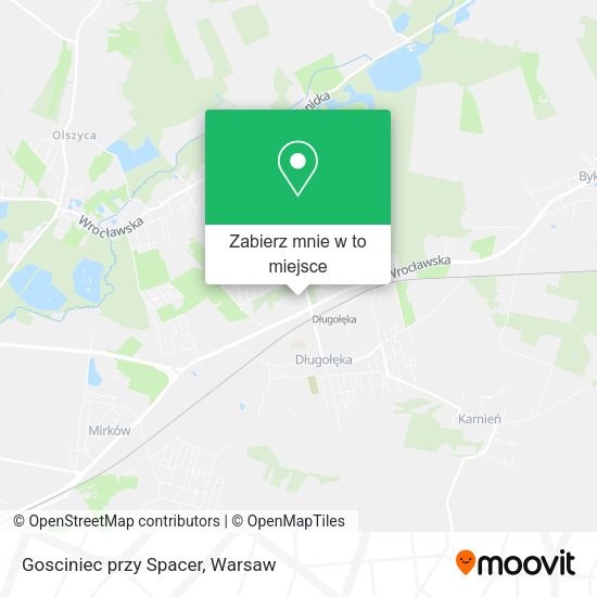 Mapa Gosciniec przy Spacer