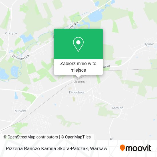 Mapa Pizzeria Ranczo Kamila Skóra-Palczak