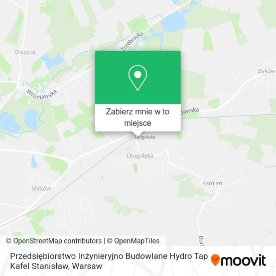 Mapa Przedsiębiorstwo Inżynieryjno Budowlane Hydro Tap Kafel Stanisław