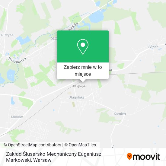 Mapa Zakład Ślusarsko Mechaniczny Eugeniusz Markowski
