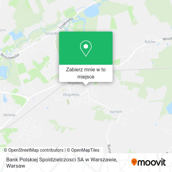 Mapa Bank Polskiej Spoldzielczosci SA w Warszawie