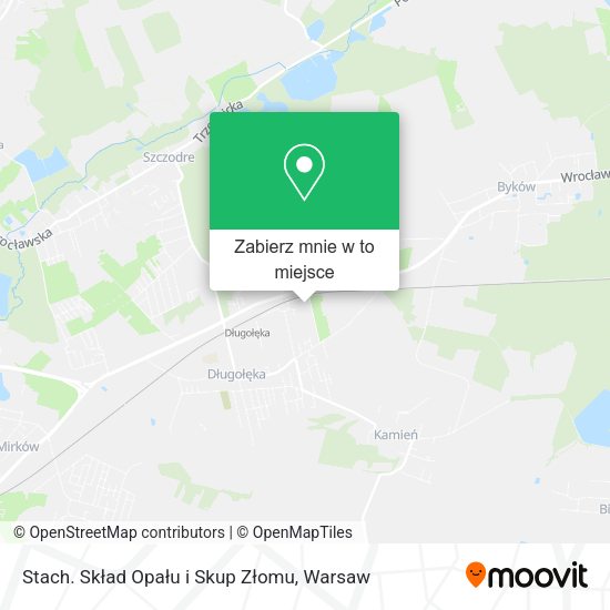 Mapa Stach. Skład Opału i Skup Złomu