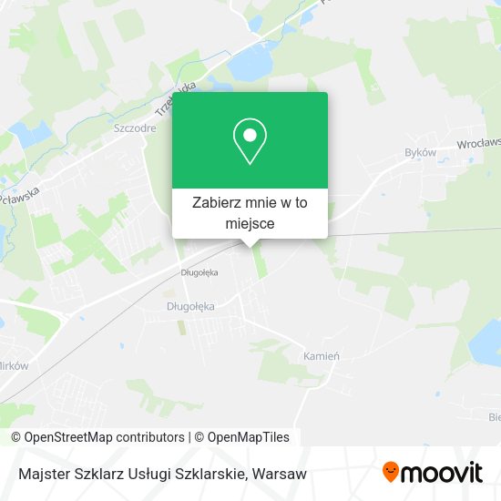 Mapa Majster Szklarz Usługi Szklarskie