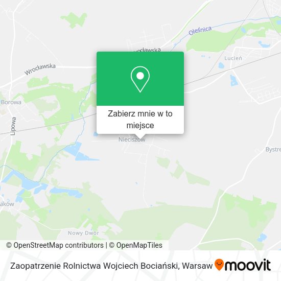 Mapa Zaopatrzenie Rolnictwa Wojciech Bociański