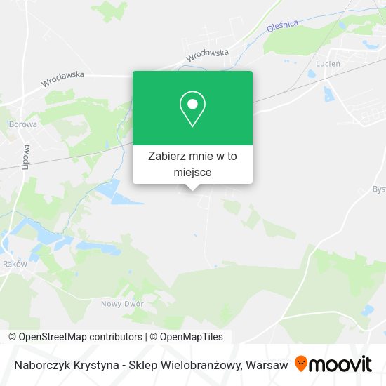 Mapa Naborczyk Krystyna - Sklep Wielobranżowy