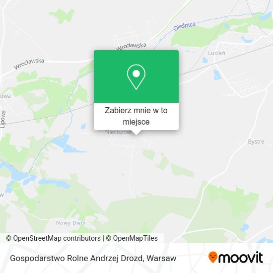 Mapa Gospodarstwo Rolne Andrzej Drozd