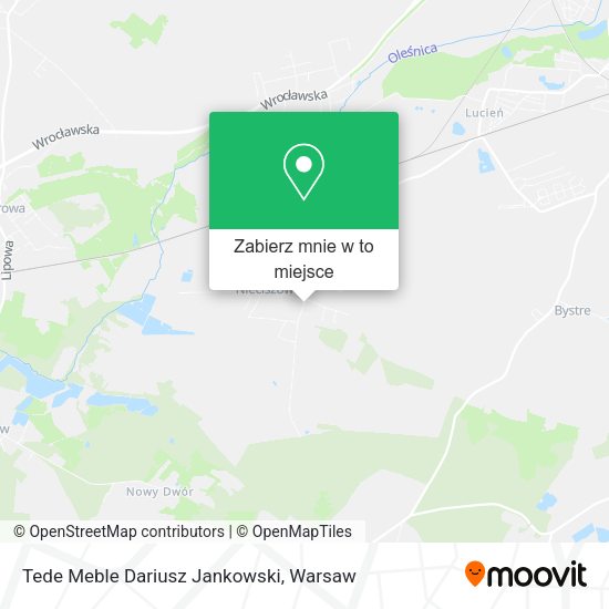 Mapa Tede Meble Dariusz Jankowski