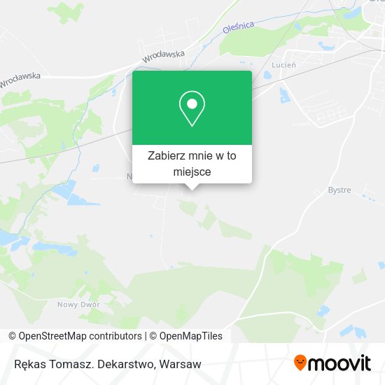 Mapa Rękas Tomasz. Dekarstwo