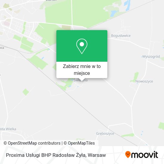 Mapa Proxima Usługi BHP Radosław Żyła