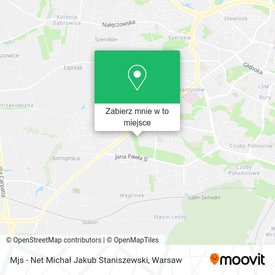 Mapa Mjs - Net Michał Jakub Staniszewski