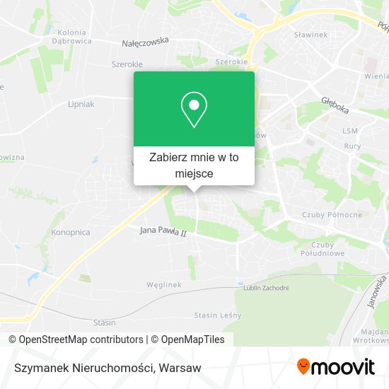 Mapa Szymanek Nieruchomości