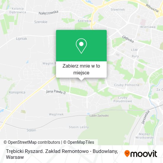 Mapa Trębicki Ryszard. Zakład Remontowo - Budowlany