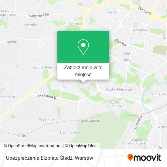 Mapa Ubezpieczenia Elżbieta Śledź