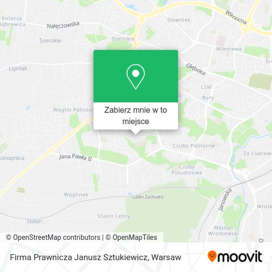 Mapa Firma Prawnicza Janusz Sztukiewicz