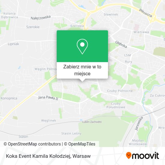 Mapa Koka Event Kamila Kołodziej