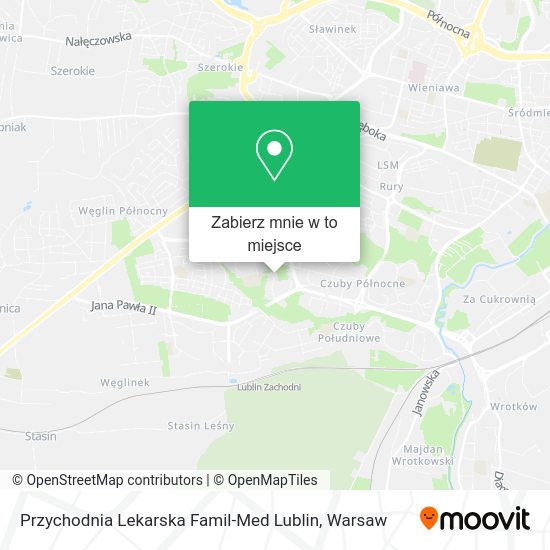 Mapa Przychodnia Lekarska Famil-Med Lublin