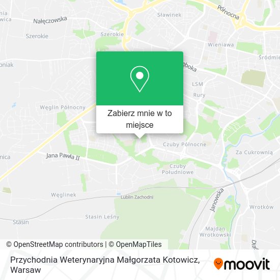 Mapa Przychodnia Weterynaryjna Małgorzata Kotowicz