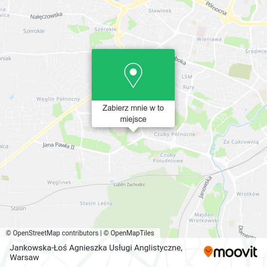 Mapa Jankowska-Łoś Agnieszka Usługi Anglistyczne