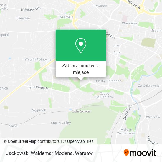 Mapa Jackowski Waldemar Modena