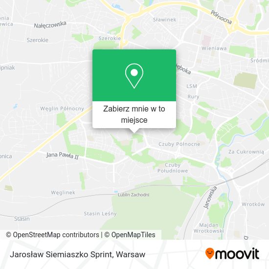 Mapa Jarosław Siemiaszko Sprint