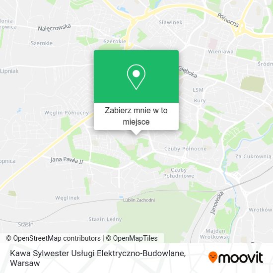 Mapa Kawa Sylwester Usługi Elektryczno-Budowlane