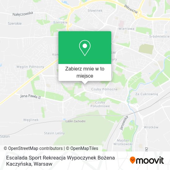 Mapa Escalada Sport Rekreacja Wypoczynek Bożena Kaczyńska