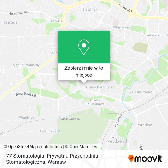 Mapa 77 Stomatologia. Prywatna Przychodnia Stomatologiczna