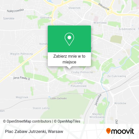 Mapa Plac Zabaw Jutrzenki