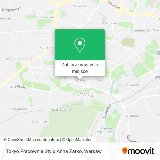 Mapa Tokyo Pracownia Stylu Anna Żarko