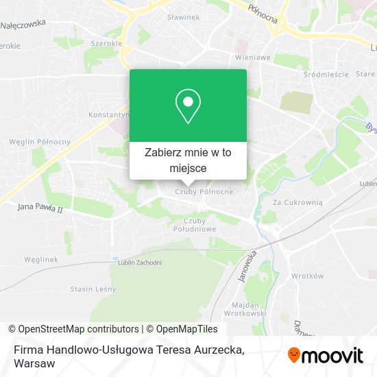 Mapa Firma Handlowo-Usługowa Teresa Aurzecka