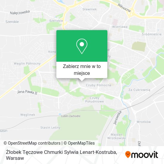 Mapa Żłobek Tęczowe Chmurki Sylwia Lenart-Kostruba