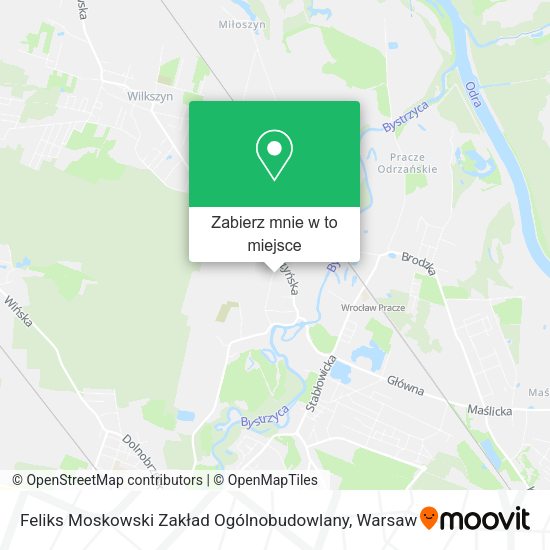 Mapa Feliks Moskowski Zakład Ogólnobudowlany