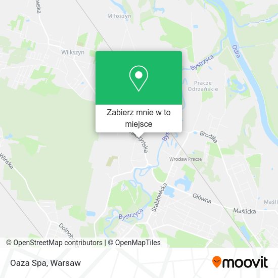 Mapa Oaza Spa