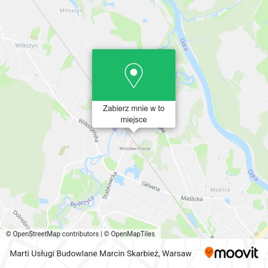 Mapa Marti Usługi Budowlane Marcin Skarbież