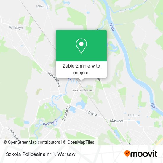 Mapa Szkoła Policealna nr 1