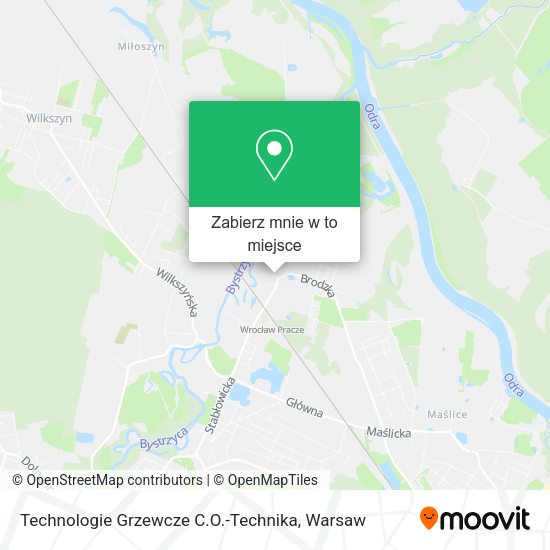 Mapa Technologie Grzewcze C.O.-Technika