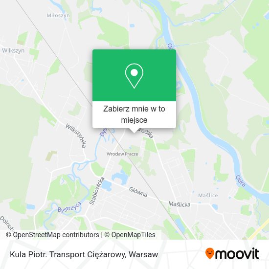 Mapa Kula Piotr. Transport Ciężarowy